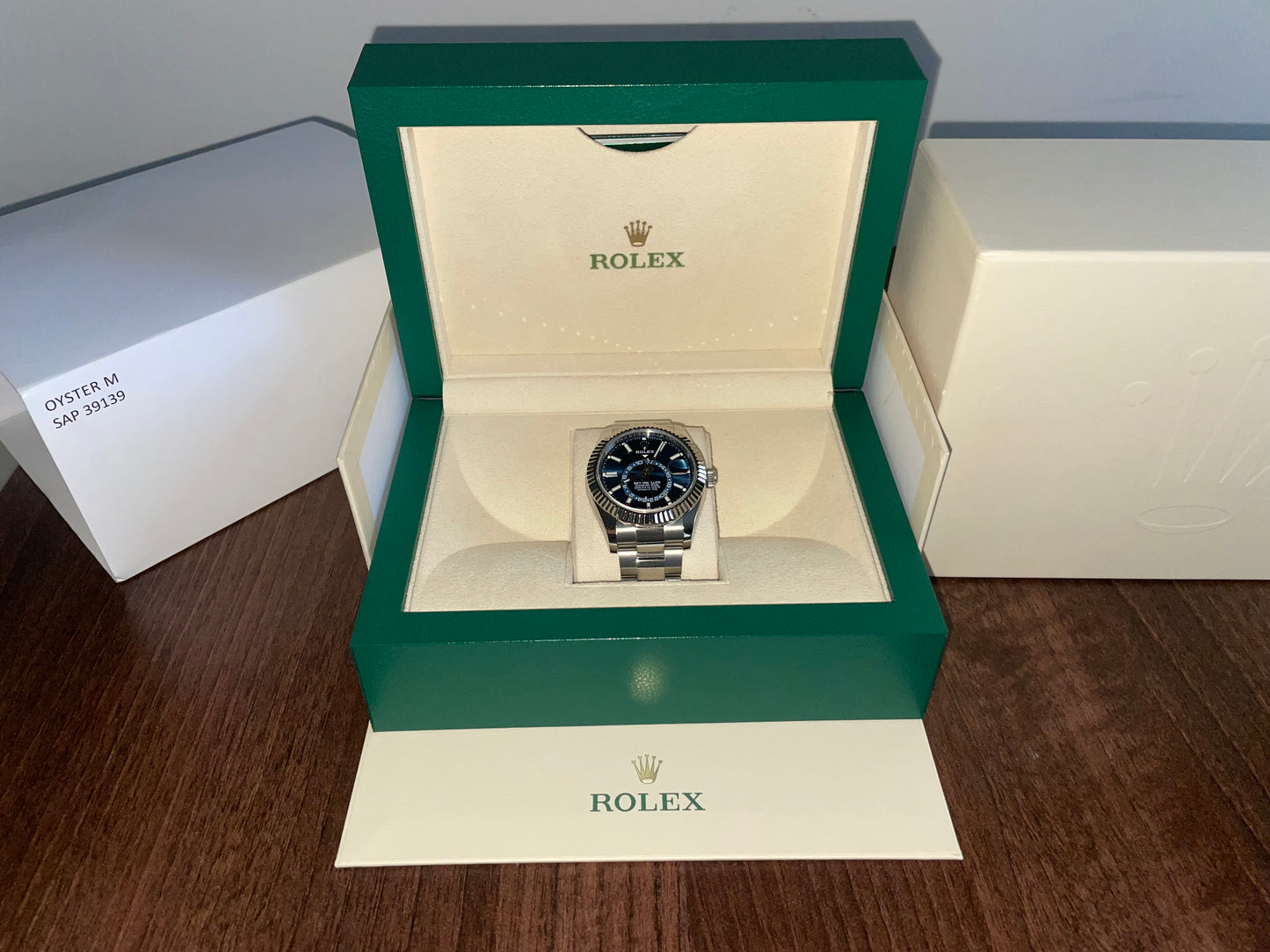 2023 Rolex Sky-Dweller Blue-326934 -Oystersteel & White Gold