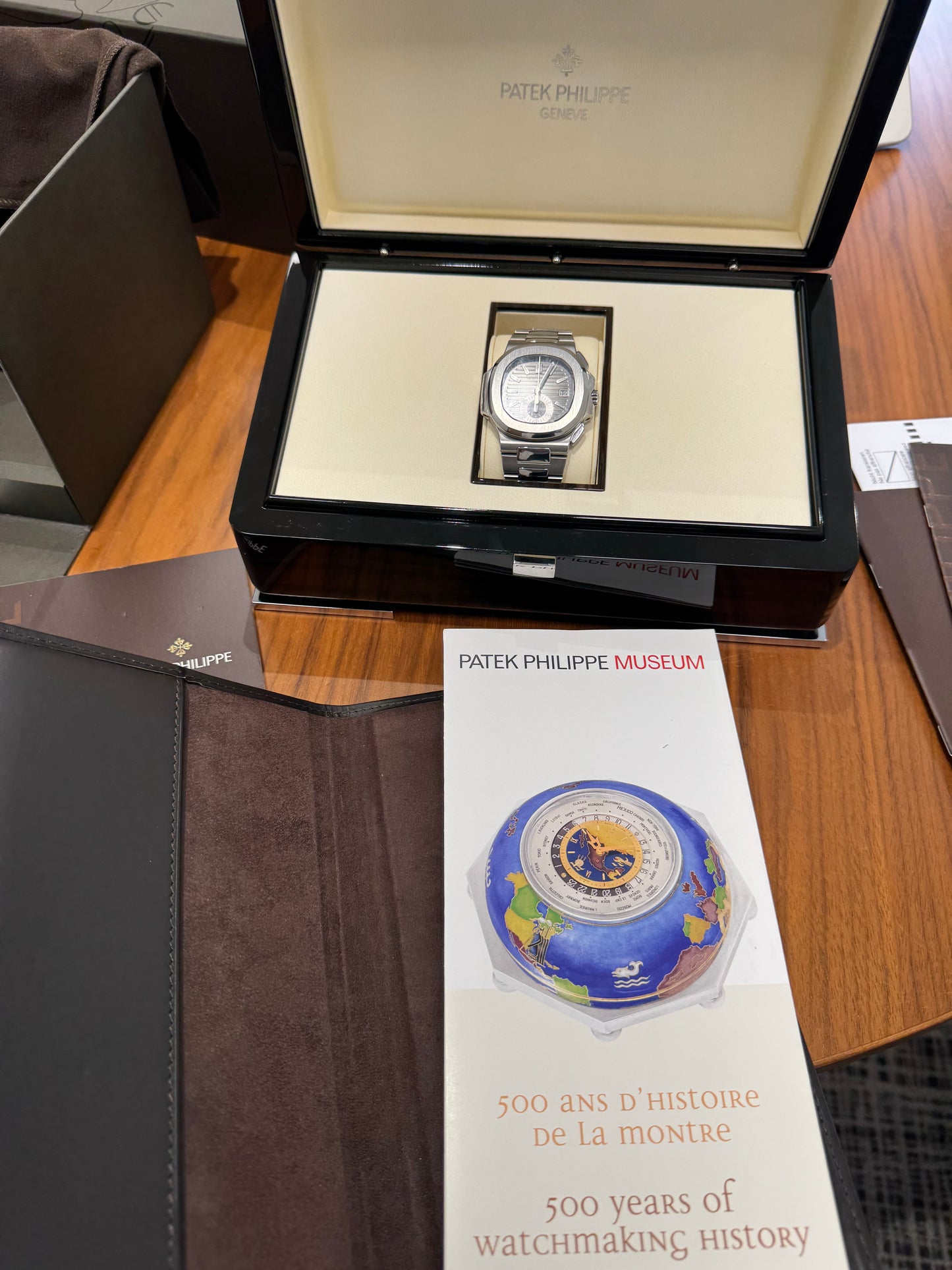 Patek Philippe Nautilus Chronograph Black Dial 5980/1A-014 Year 2012