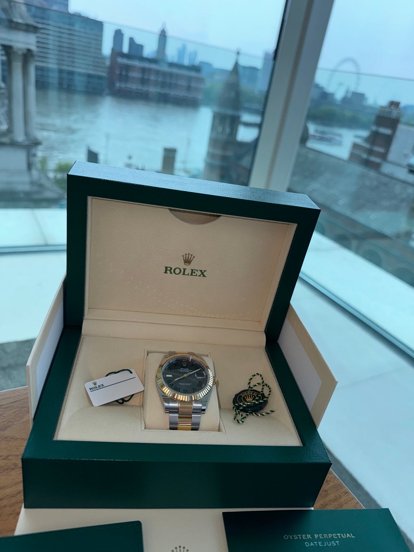 2023 Rolex Datejust Wimbledon Dial - 126333 Oystersteel & Yellow Gold