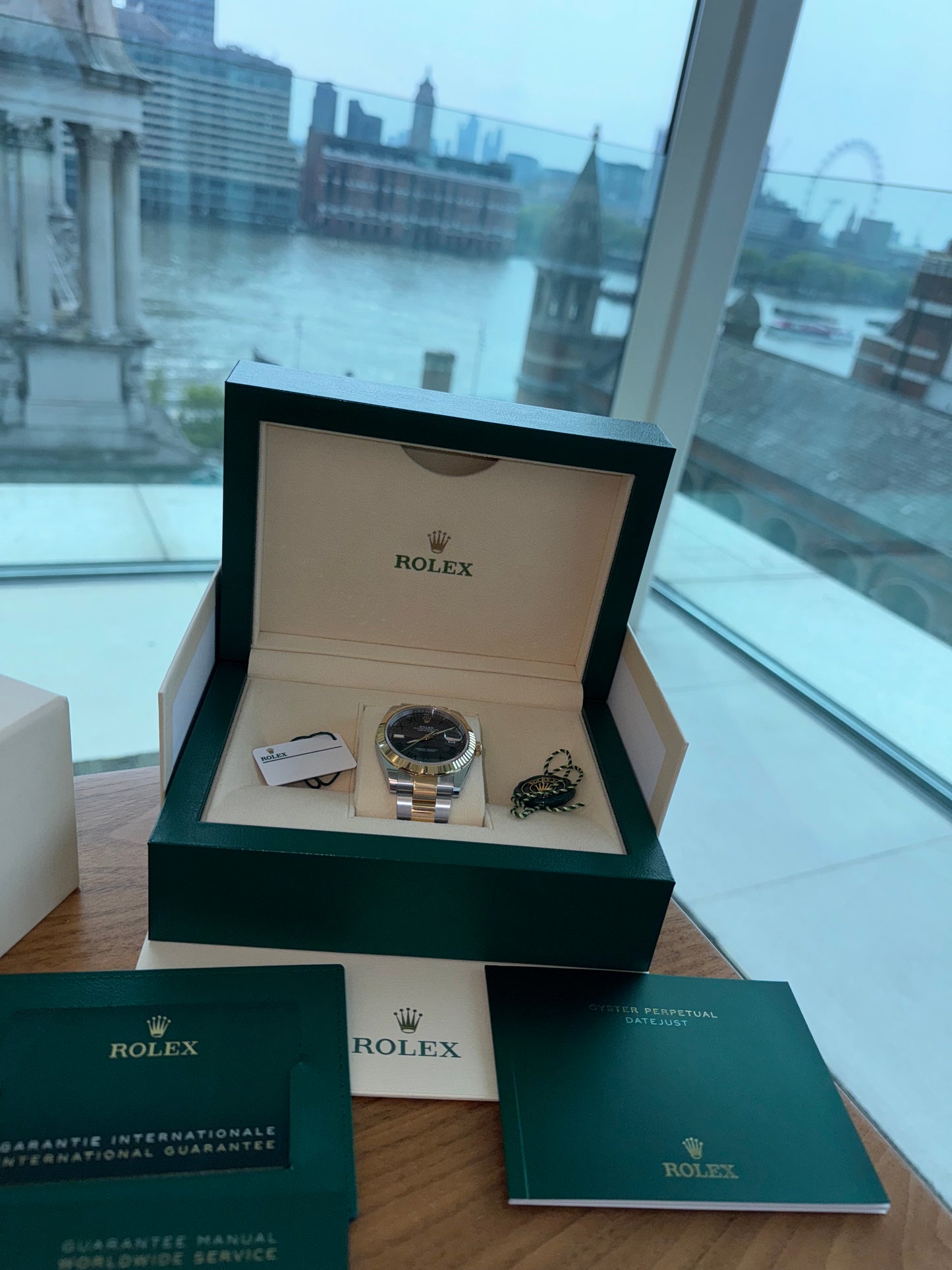 2023 Rolex Datejust Wimbledon Dial - 126333 Oystersteel & Yellow Gold