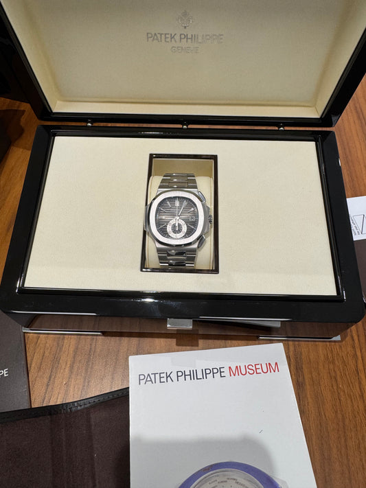Patek Philippe Nautilus Chronograph Black Dial 5980/1A-014 Year 2012