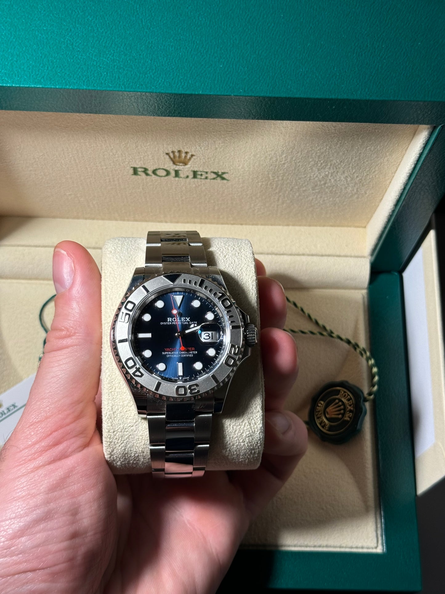 2024 Rolex Yacht-Master 40mm- 126622 - Oystersteel & Platinum